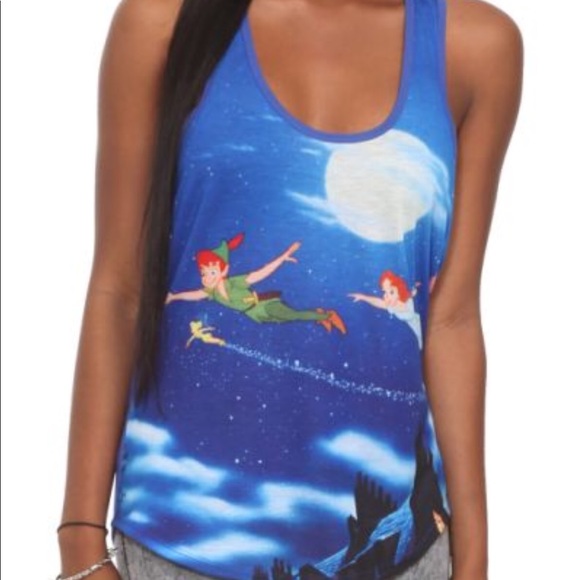 Disney Tops - Disney’s Peter Pan Blue Tank Top Racer Back 3XL